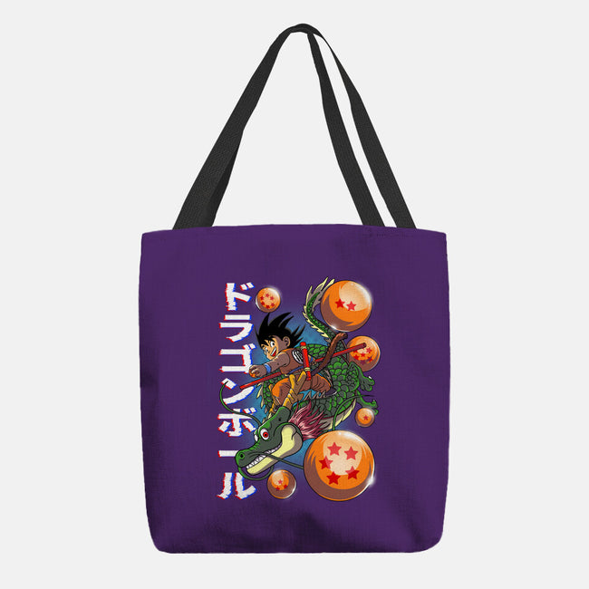 The Legend Of Goku-none basic tote bag-Diego Oliver