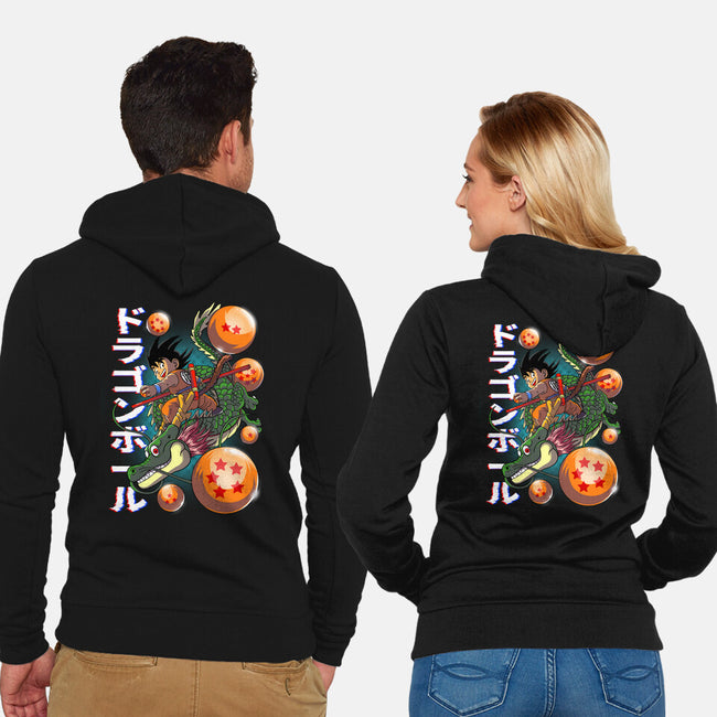 The Legend Of Goku-unisex zip-up sweatshirt-Diego Oliver