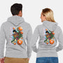 The Legend Of Goku-unisex zip-up sweatshirt-Diego Oliver