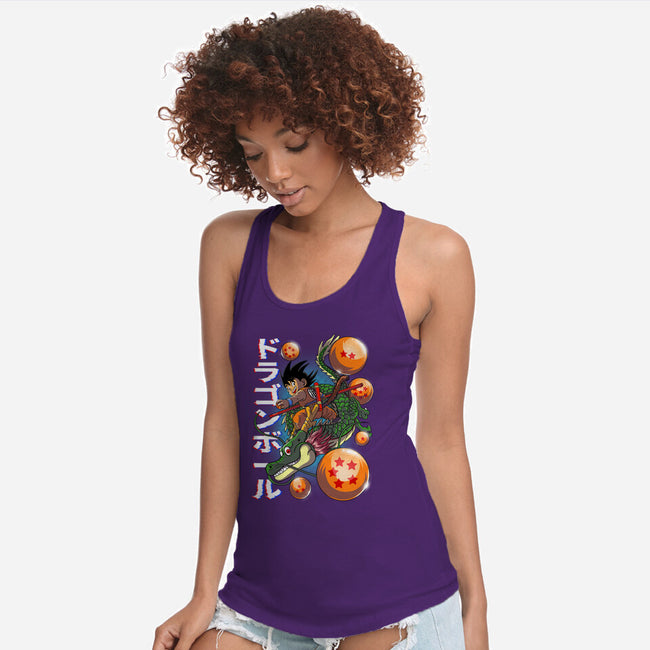 The Legend Of Goku-womens racerback tank-Diego Oliver