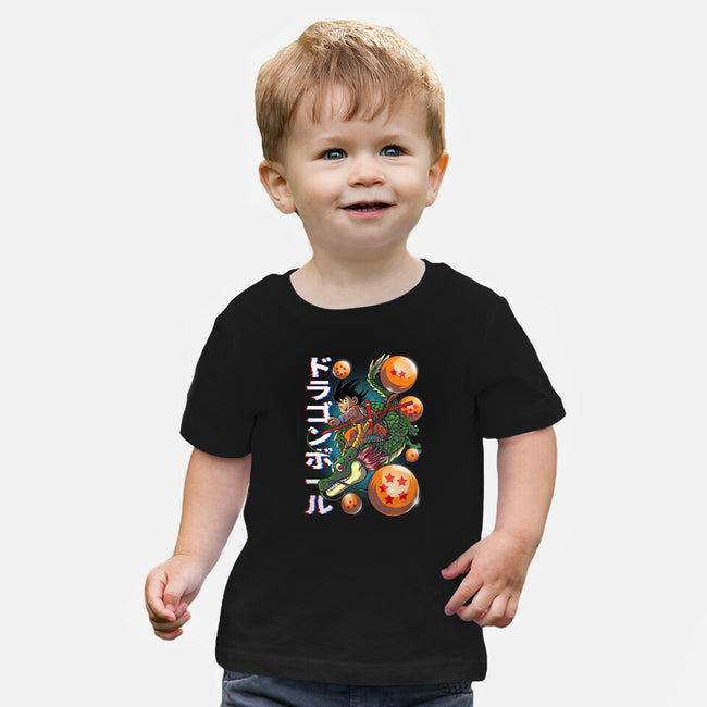 The Legend Of Goku-baby basic tee-Diego Oliver