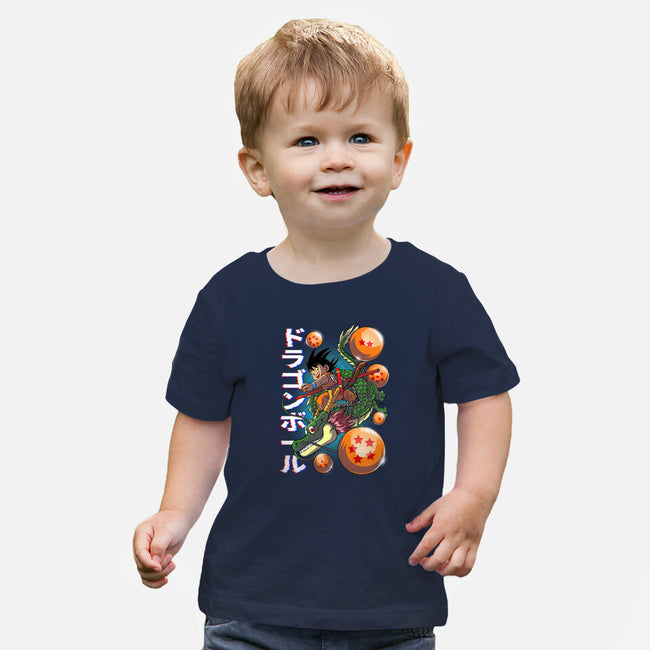 The Legend Of Goku-baby basic tee-Diego Oliver