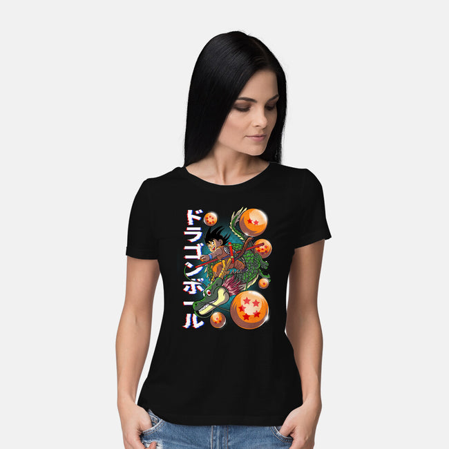 The Legend Of Goku-womens basic tee-Diego Oliver
