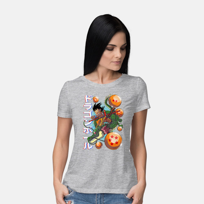 The Legend Of Goku-womens basic tee-Diego Oliver