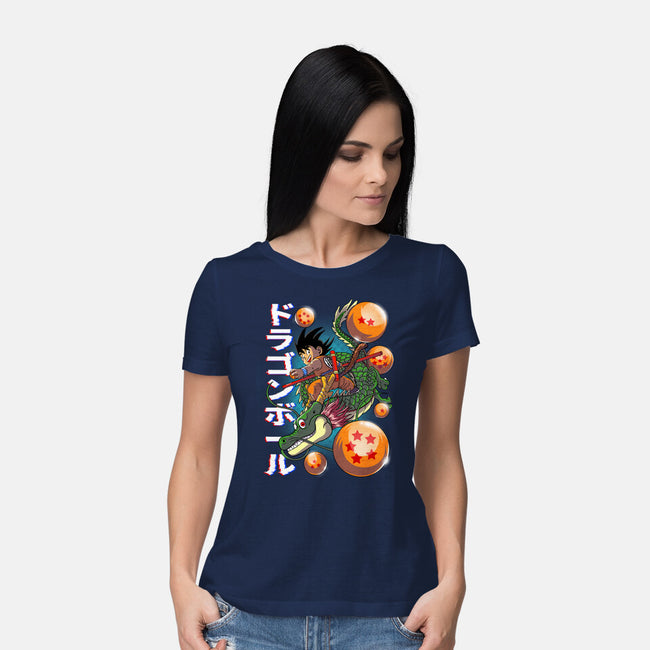 The Legend Of Goku-womens basic tee-Diego Oliver