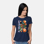 The Legend Of Goku-womens basic tee-Diego Oliver
