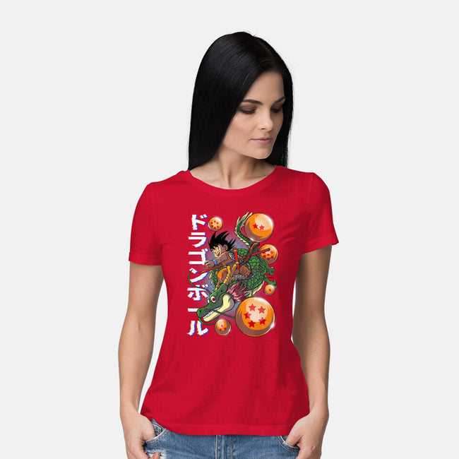 The Legend Of Goku-womens basic tee-Diego Oliver