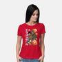 The Legend Of Goku-womens basic tee-Diego Oliver