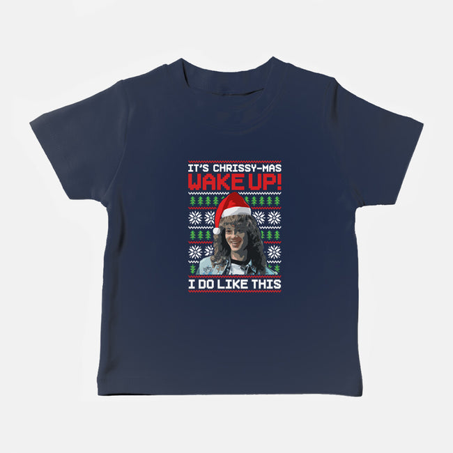 Happy Chrissymas-baby basic tee-rocketman_art