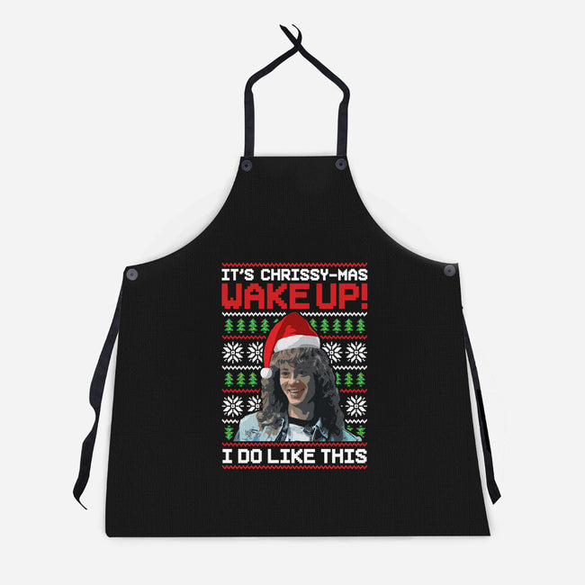 Happy Chrissymas-unisex kitchen apron-rocketman_art