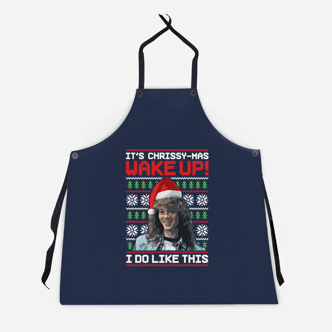 Happy Chrissymas-unisex kitchen apron-rocketman_art