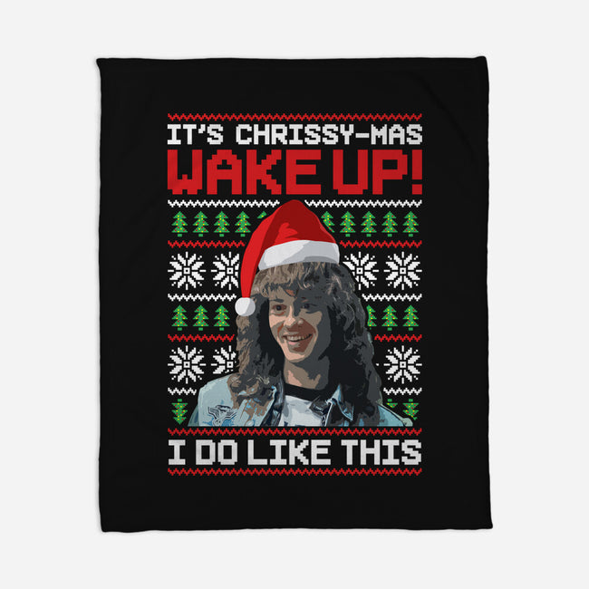 Happy Chrissymas-none fleece blanket-rocketman_art