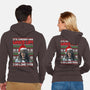 Happy Chrissymas-unisex zip-up sweatshirt-rocketman_art