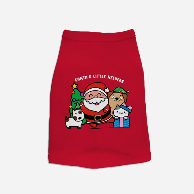 Santa's Little Helpers-dog basic pet tank-bloomgrace28