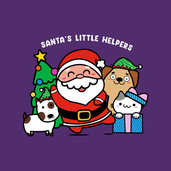 Santa's Little Helpers-none drawstring bag-bloomgrace28