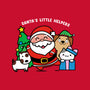 Santa's Little Helpers-womens fitted tee-bloomgrace28