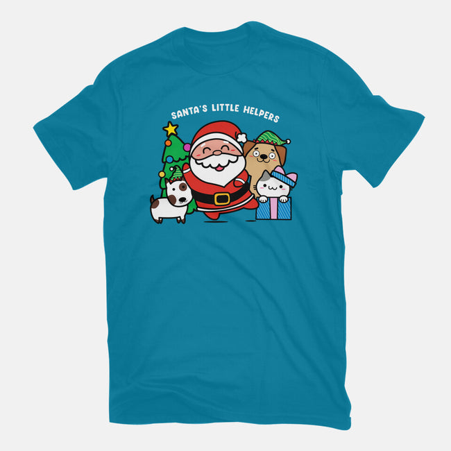 Santa's Little Helpers-womens basic tee-bloomgrace28