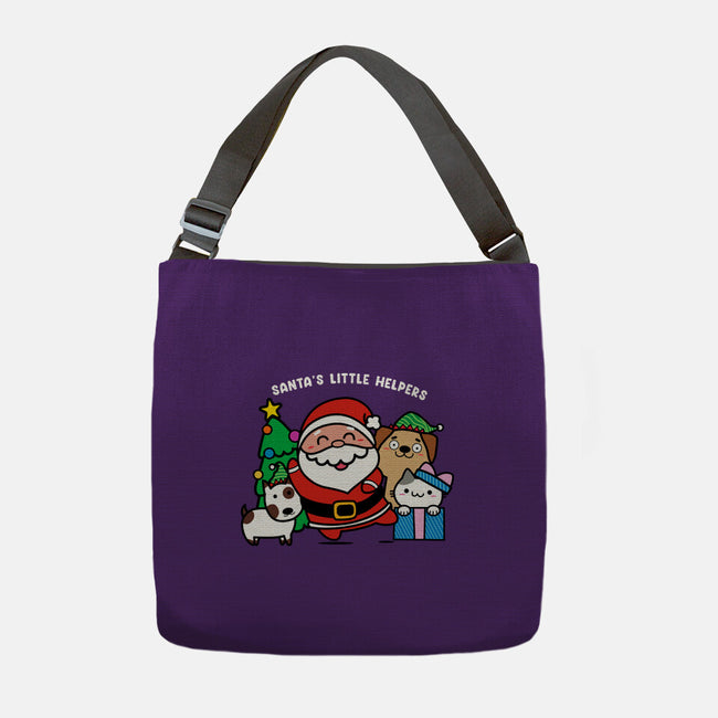 Santa's Little Helpers-none adjustable tote bag-bloomgrace28