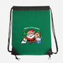 Santa's Little Helpers-none drawstring bag-bloomgrace28