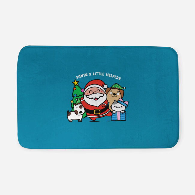 Santa's Little Helpers-none memory foam bath mat-bloomgrace28