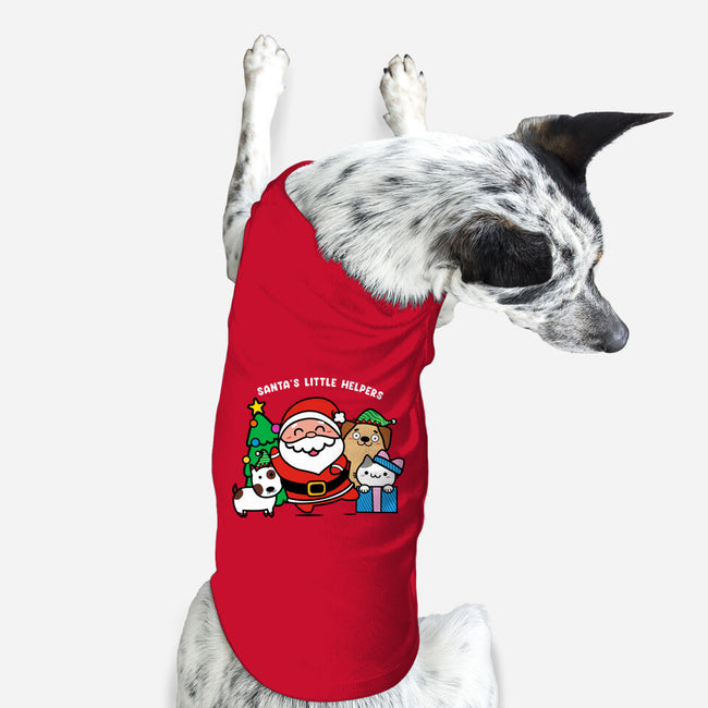 Santa's Little Helpers-dog basic pet tank-bloomgrace28