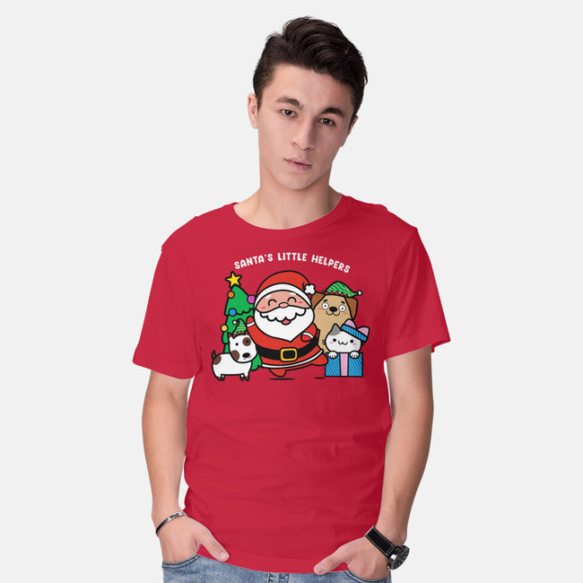 Santa's Little Helpers-mens basic tee-bloomgrace28