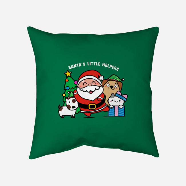 Santa's Little Helpers-none removable cover throw pillow-bloomgrace28