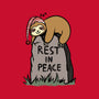 Snooze In Peace-none glossy sticker-fanfabio