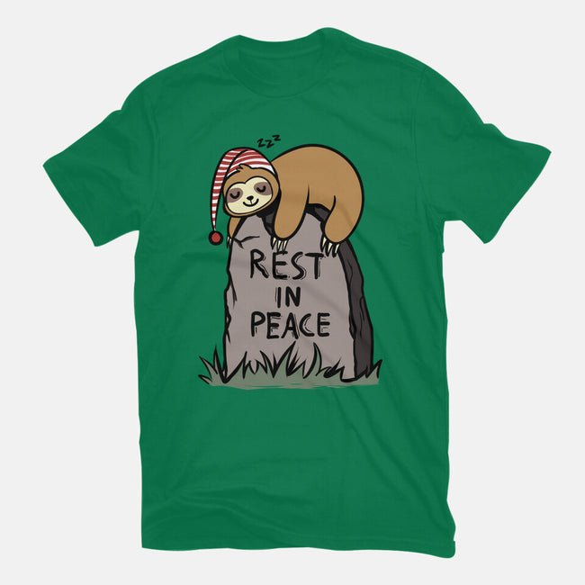 Snooze In Peace-womens fitted tee-fanfabio