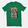 Snooze In Peace-womens fitted tee-fanfabio