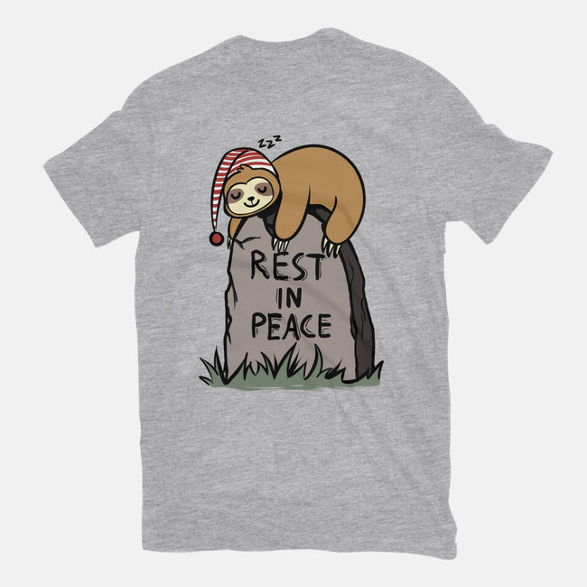 Snooze In Peace-youth basic tee-fanfabio