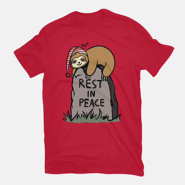 Snooze In Peace-youth basic tee-fanfabio