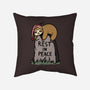 Snooze In Peace-none removable cover throw pillow-fanfabio