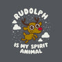 Rudolph Is My Spirit Animal-dog adjustable pet collar-Weird & Punderful