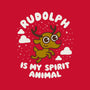 Rudolph Is My Spirit Animal-unisex basic tee-Weird & Punderful