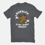 Rudolph Is My Spirit Animal-womens basic tee-Weird & Punderful