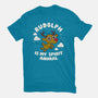 Rudolph Is My Spirit Animal-womens basic tee-Weird & Punderful