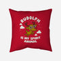 Rudolph Is My Spirit Animal-none removable cover throw pillow-Weird & Punderful