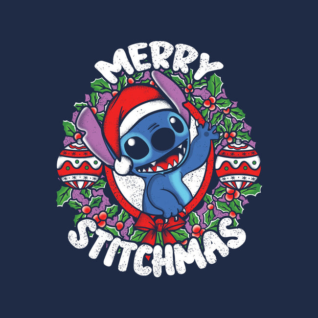 Merry Stitchmas-none glossy sticker-turborat14
