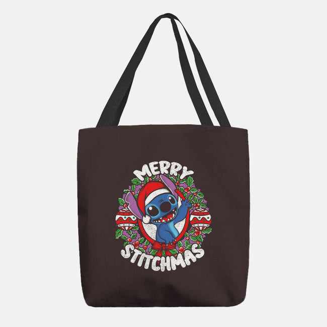 Merry Stitchmas-none basic tote bag-turborat14