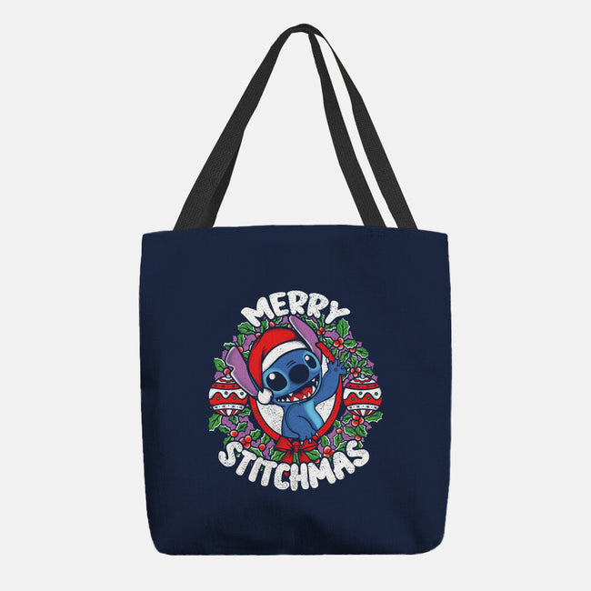 Merry Stitchmas-none basic tote bag-turborat14