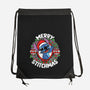 Merry Stitchmas-none drawstring bag-turborat14