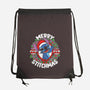 Merry Stitchmas-none drawstring bag-turborat14
