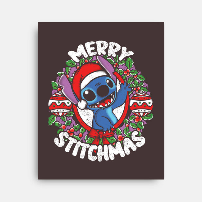 Merry Stitchmas-none stretched canvas-turborat14
