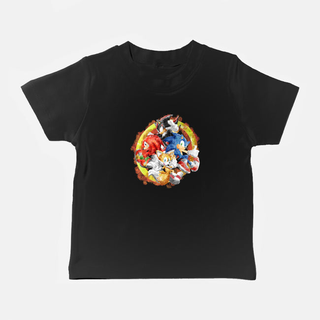 Sonic Squad Splash-baby basic tee-nickzzarto