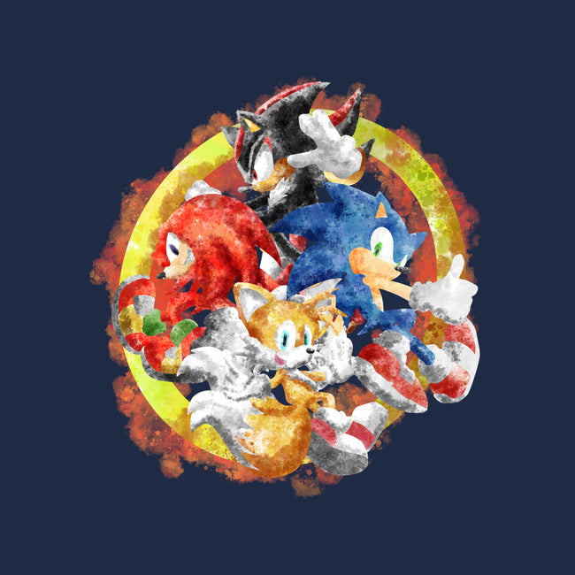 Sonic Squad Splash-womens basic tee-nickzzarto