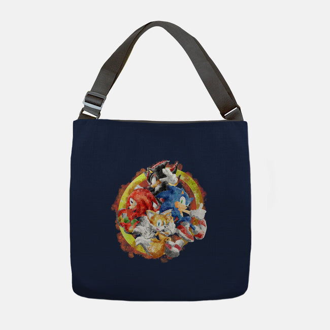 Sonic Squad Splash-none adjustable tote bag-nickzzarto