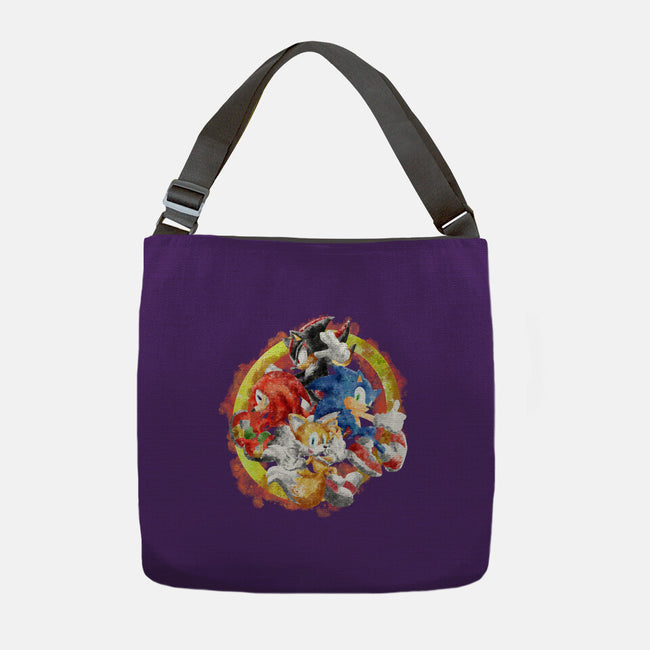 Sonic Squad Splash-none adjustable tote bag-nickzzarto