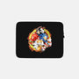 Sonic Squad Splash-none zippered laptop sleeve-nickzzarto