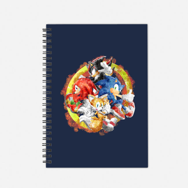 Sonic Squad Splash-none dot grid notebook-nickzzarto